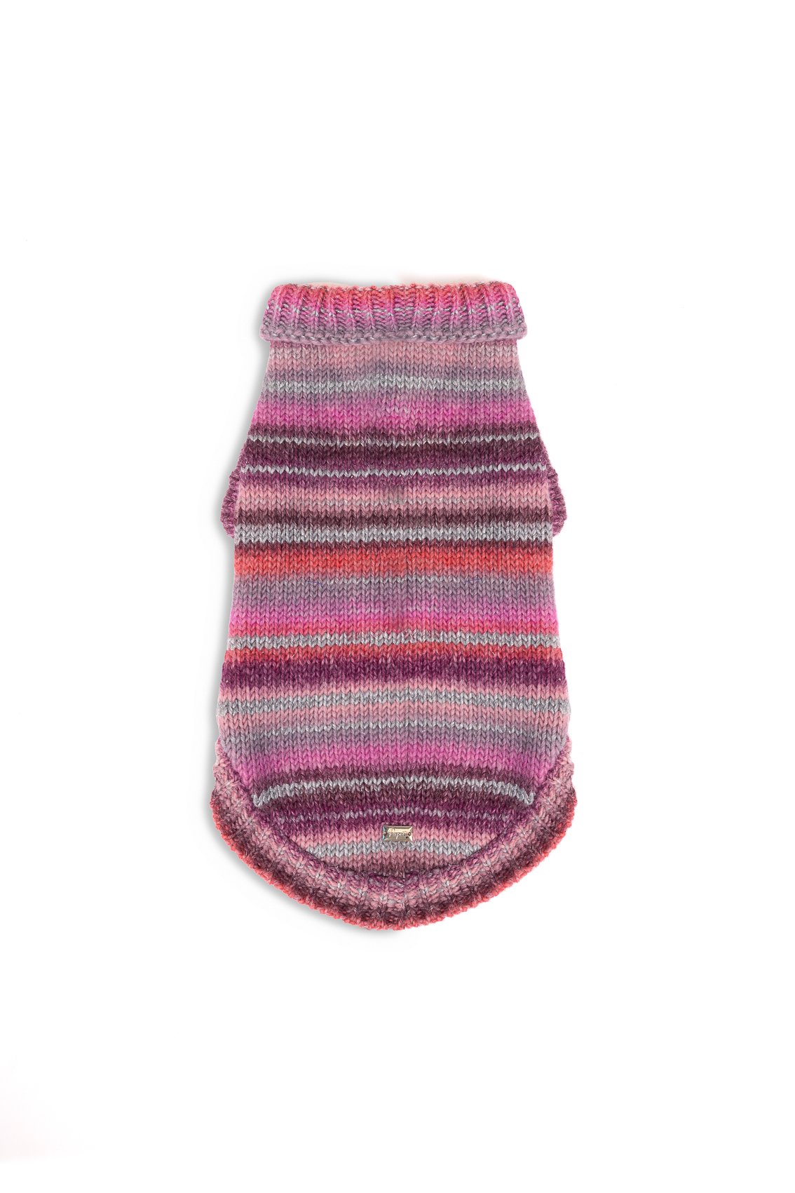 TURTLENECK IN WOOL STRIPED PATTERN