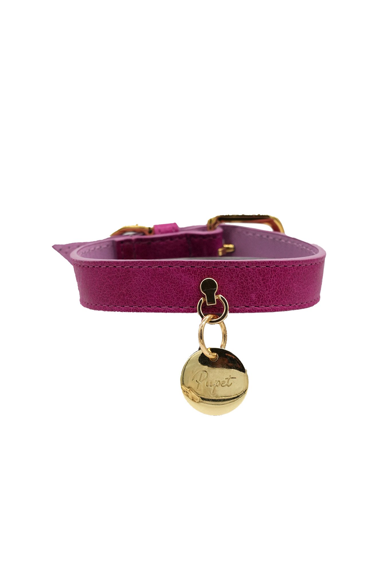 TWO-COLOURED LEATHER COLLAR